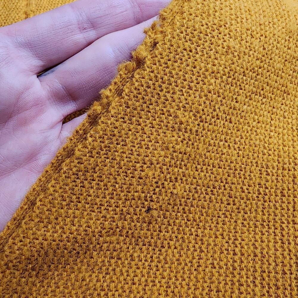 50 60 Rare Vtg Campus Yellow Preppy Retro School Disney Sweater Donald Duck Sz M - Picture 8 of 9